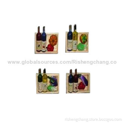Polyresin refrigerator magnets, can go on the fridges or doors, customized designs are accepted